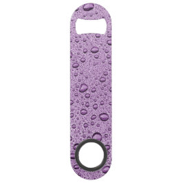 Abrebotellas De Bar Gotas de agua morada
