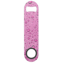 Gotas de agua rosada caliente