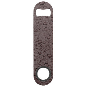 Abrebotellas De Bar Gotas marrones de agua