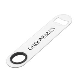 Abrebotellas De Bar Groomsman Boda Gift