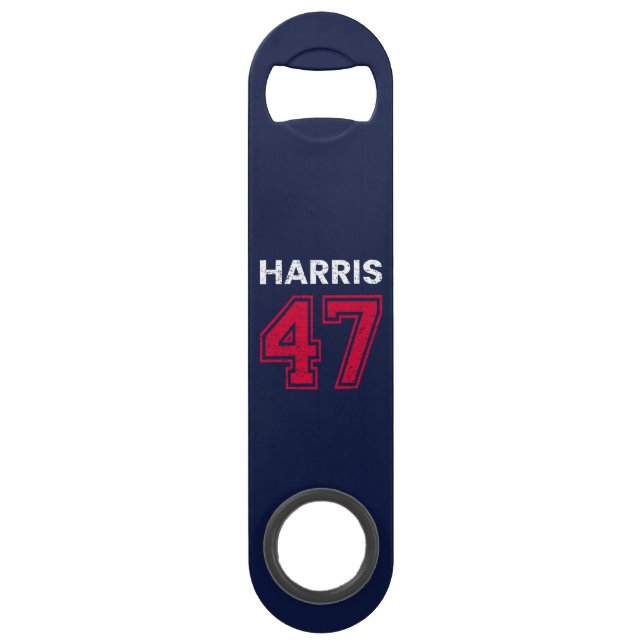 Abrebotellas De Bar Harris 47 I - Kamala Harris Por Presidente (Anverso)