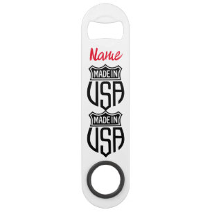 Abrebotellas De Bar Hecho en EE.UU. Rótulo Thunder_Cove