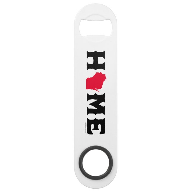 Abrebotellas De Bar Hogar de Wisconsin (Reverso)