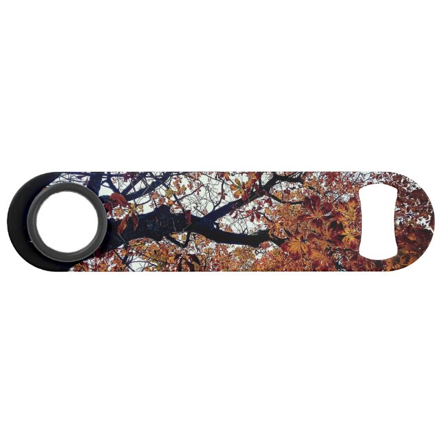 Abrebotellas De Bar Hojas doradas (Anverso (Horizontal))