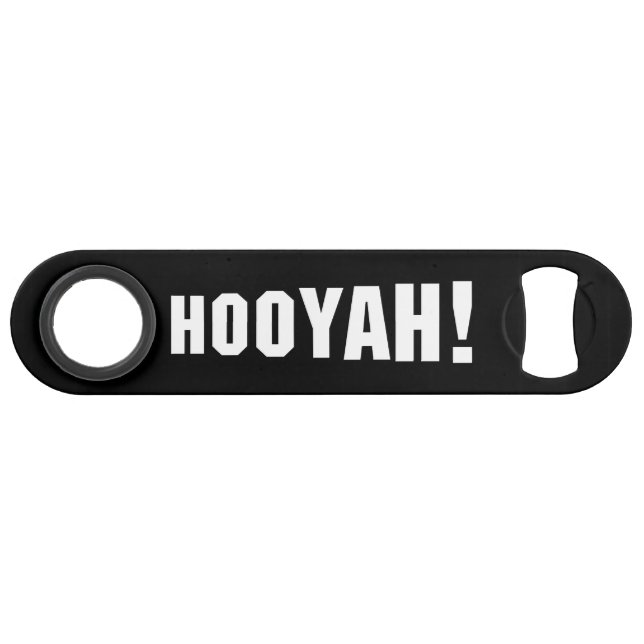 ABREBOTELLAS DE BAR ¡HOOYAH! (Anverso (Horizontal))