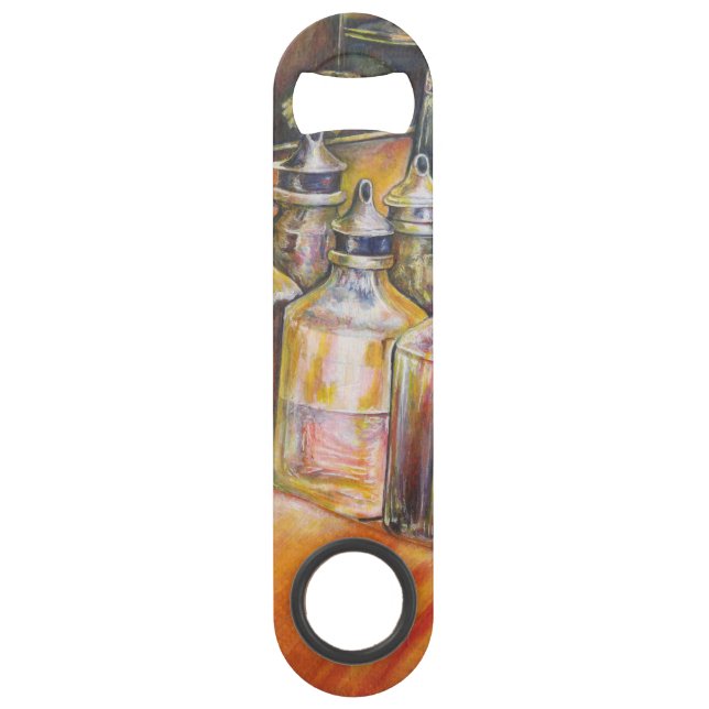 Abrebotellas De Bar Ideografía de la luz dorada (Anverso)