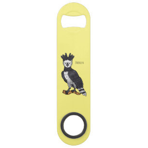 Abrebotellas De Bar Ilustracion de Harpy Eagle personalizado