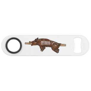 Abrebotellas De Bar Ilustracion de personalizado asado de cerdo / cerd
