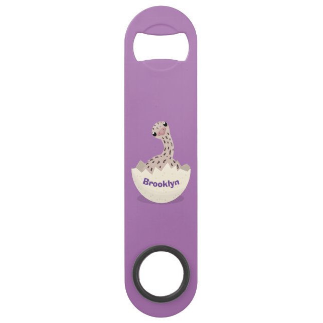 Abrebotellas De Bar Ilustracion de personalizado de avestruz de bebé (Anverso)