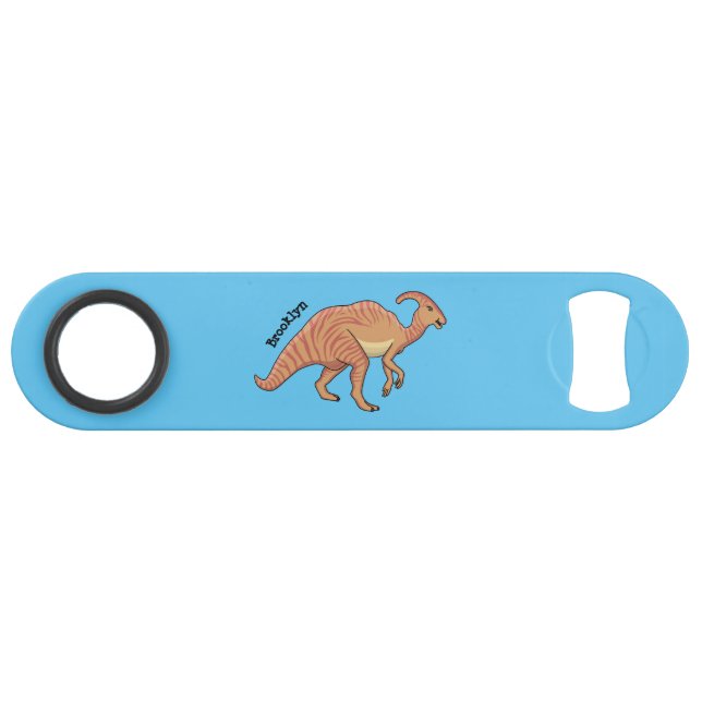 Abrebotellas De Bar Ilustracion de personalizado de dinosaurios de par (Anverso (Horizontal))