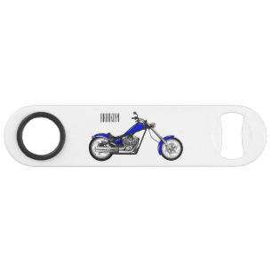 Abrebotellas De Bar Ilustracion de personalizado de motocicleta de hel