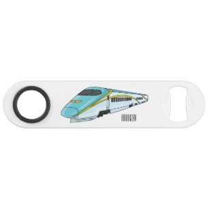 Abrebotellas De Bar Ilustracion de personalizado de trenes de alta vel