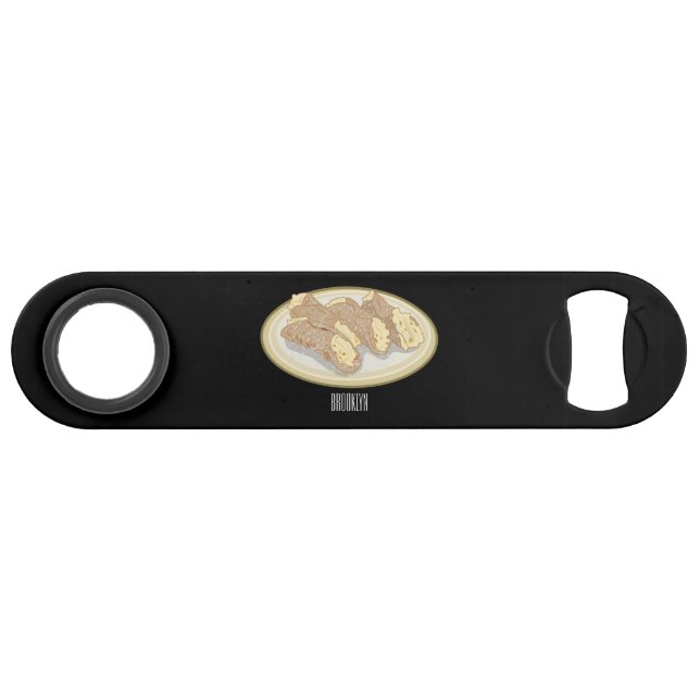 Abrebotellas De Bar Ilustracion personalizado Cannoli (Anverso (Horizontal))