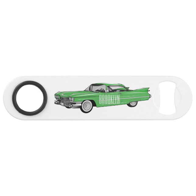 Abrebotellas De Bar Ilustracion personalizado clásico de 1959 (Anverso (Horizontal))