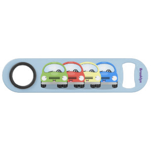 Abrebotellas De Bar Ilustracion personalizado de coches Cute kawaii