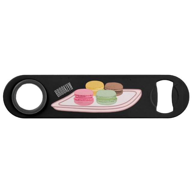 Abrebotellas De Bar Ilustracion personalizado de Macaron (Anverso (Horizontal))