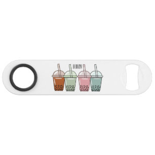 Abrebotellas De Bar Ilustracion personalizado de té de burbujas