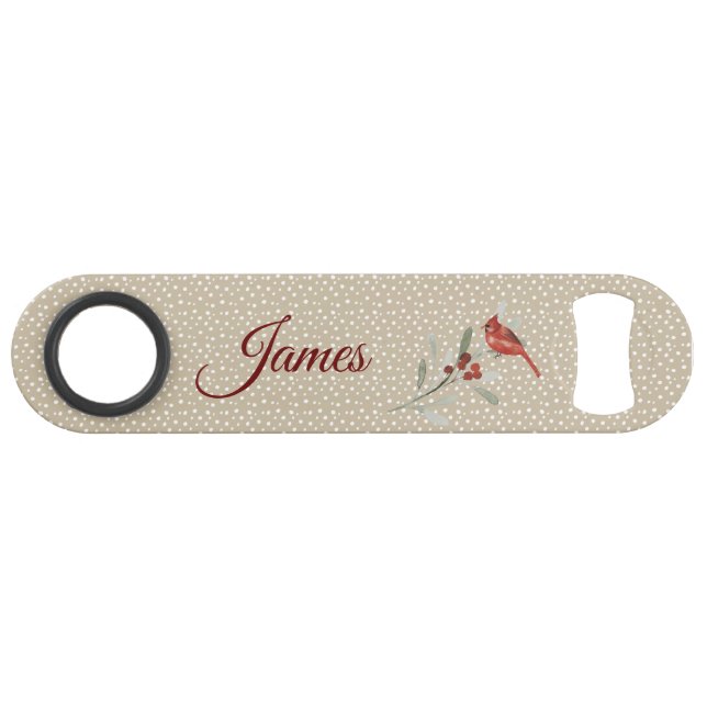 Abrebotellas De Bar Inviernos simples | Cardenal | BODA (Anverso (Horizontal))