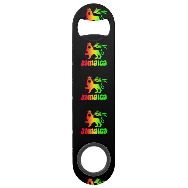 Abrebotellas De Bar Jamaica Rasta Lion (Anverso)