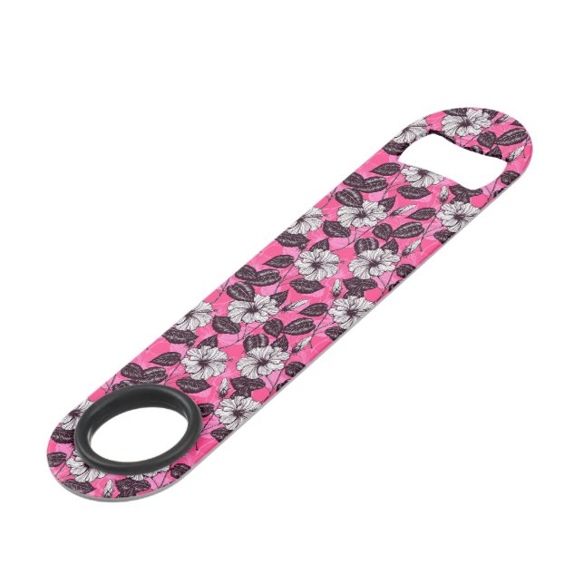 Abrebotellas De Bar Jardín Hibiscus 2 (Ángulo frontal)