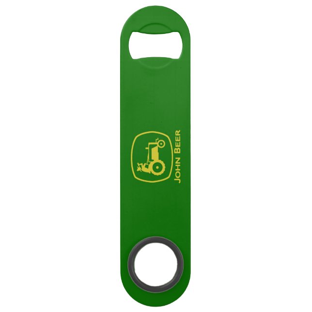 Abrebotellas De Bar John Beer Steel Bottle Opener (Anverso)