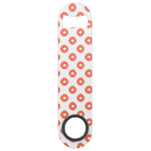 Abrebotellas De Bar "Kanoko" Fawn Spot Pattern Salmon Pink