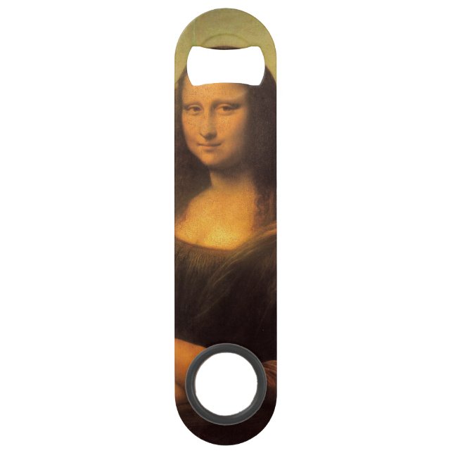 Abrebotellas De Bar La Mona Lisa de Leonardo Da Vinci (Reverso)