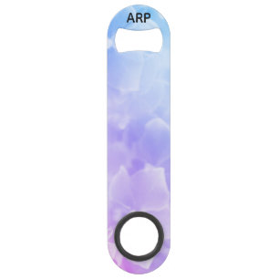 Abrebotellas De Bar Lavanda rosada elegante de la foto macra de la