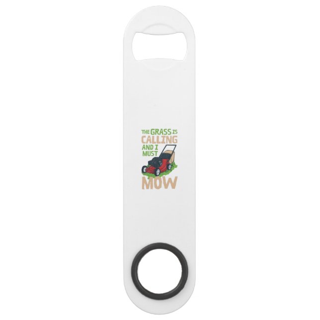 Abrebotellas De Bar Lawn Mower Lawn Care (Anverso)
