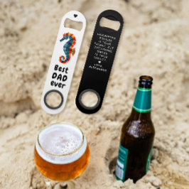 Abrebotellas De Bar Lindo Mejor Papá Caballito de Mar Náutico Padre Ma