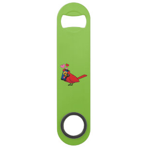 Abrebotellas De Bar Llamadas Cardinal Bird Love Mating