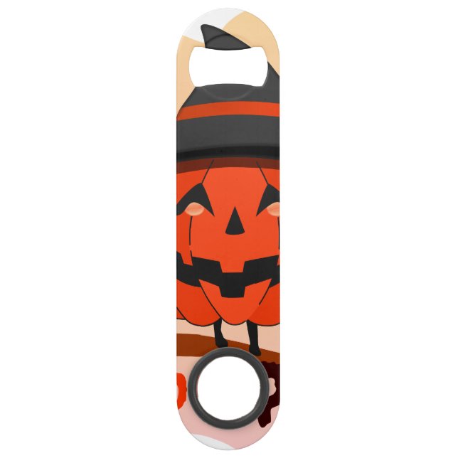 Abrebotellas De Bar Llamado de Espíritu de Halloween (Anverso)
