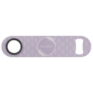 Abrebotellas De Bar Llave de barra personalizada elegante Damask