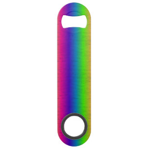 Abrebotellas De Bar Llave metálica de la barra del arco iris