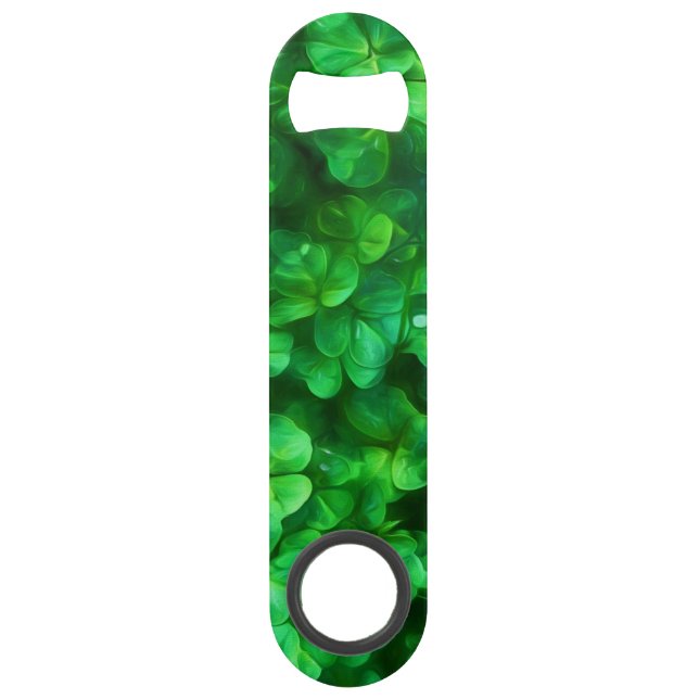 Abrebotellas De Bar Lucky Celtic Irish Green Shamrock (Anverso)