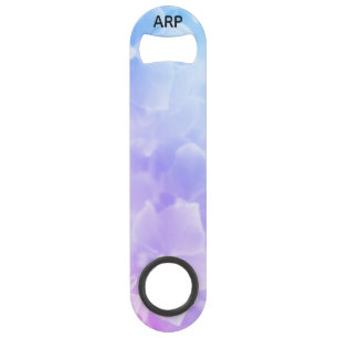 Abrebotellas De Bar Macrofoto de Flor Lavanda Elegante Rosa