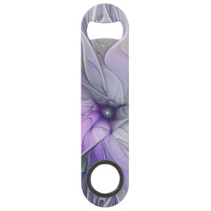 Abrebotellas De Bar Magnífica Belleza Moderna Resumen Flor de Arte Fra