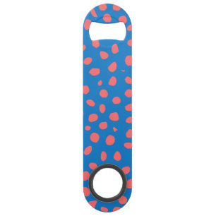 Abrebotellas De Bar Manchas de queso Coral Blue