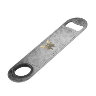 Abrebotellas De Bar Mariposa jewada de oro