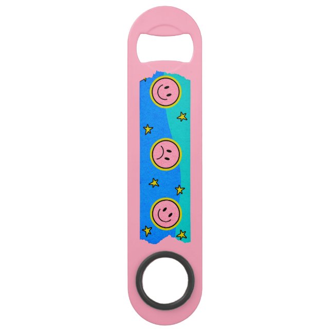 Abrebotellas De Bar Mejor regalo de amigo retro personalizado (Anverso)