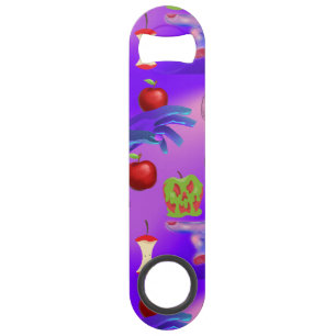 Abrebotellas De Bar Mikitiez calavera roja veneno de manzana tóxica ve