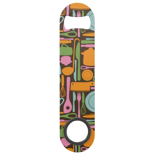 Abrebotellas De Bar Modelo 3 de los utensilios de la cocina (Anverso)