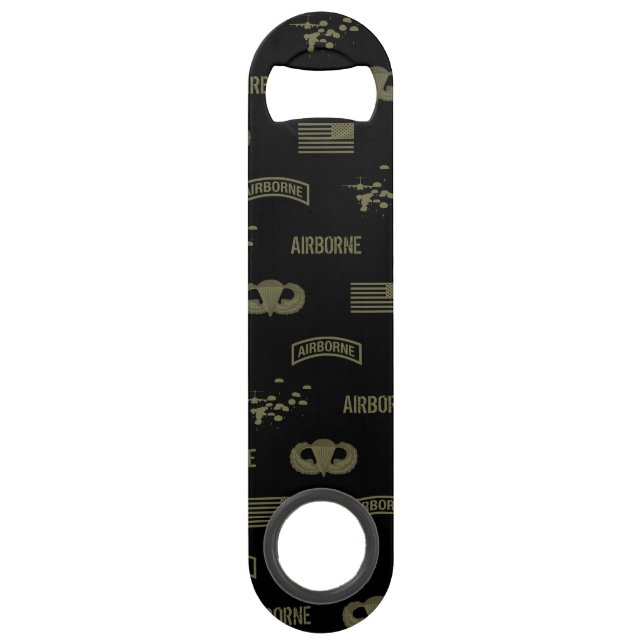 Abrebotellas De Bar Modelo aerotransportado (verde) (Anverso)