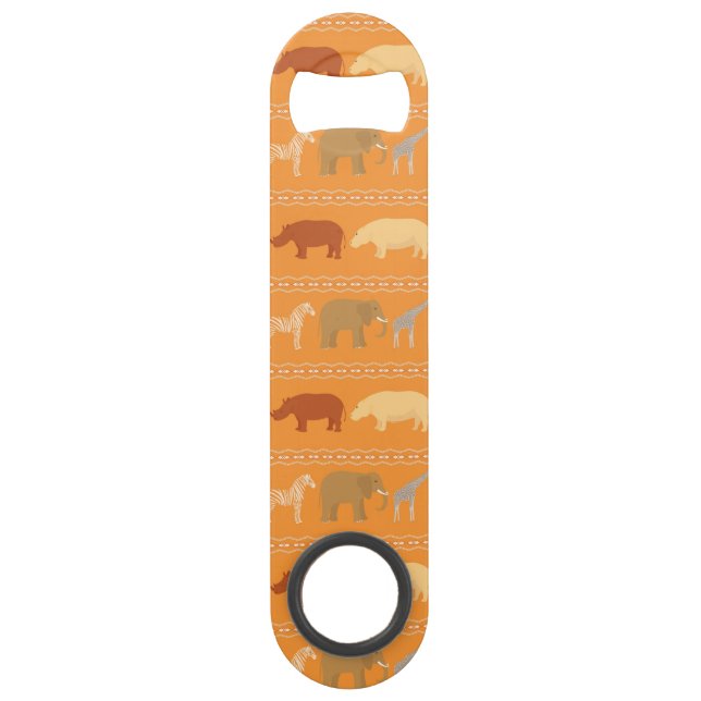 Abrebotellas De Bar Modelo africano (Anverso)