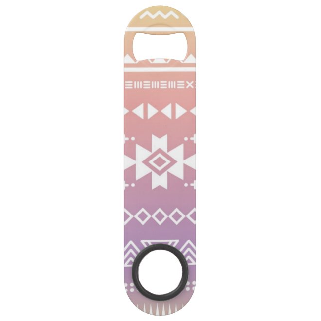 Abrebotellas De Bar Modelo azteca tribal del ombre (Anverso)