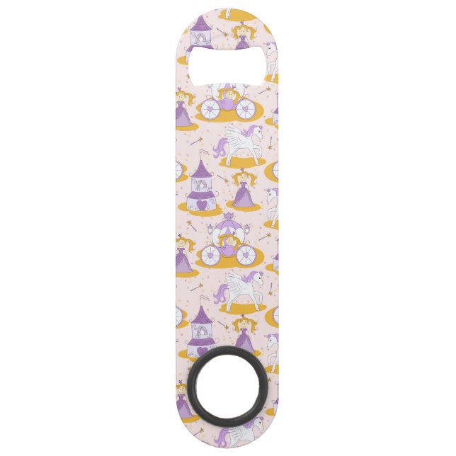 Abrebotellas De Bar modelo con una princesa (Anverso)