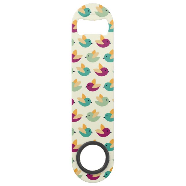 Abrebotellas De Bar Modelo de los pájaros (Anverso)