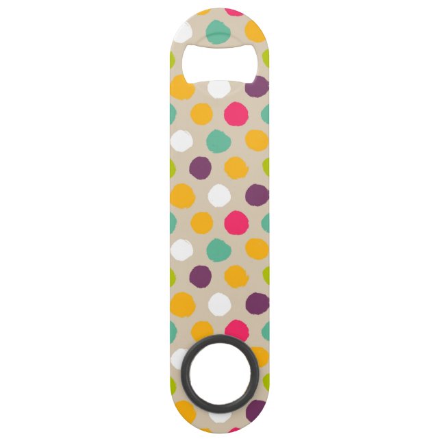 Abrebotellas De Bar Modelo de lunar a mano (Anverso)