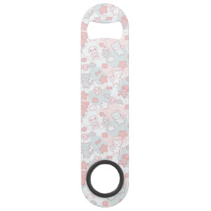 Abrebotellas De Bar modelo del kawaii con doodle