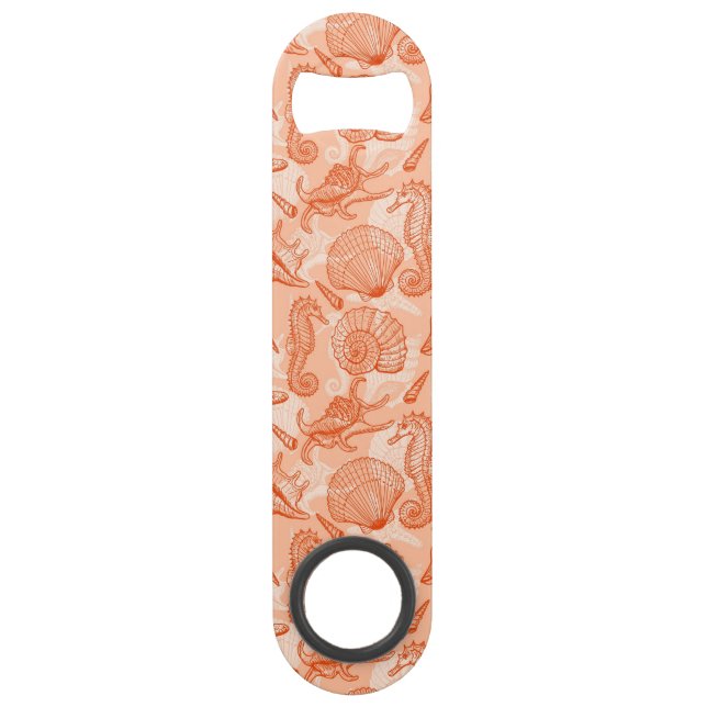 Abrebotellas De Bar Modelo dibujado mano del mar (Anverso)